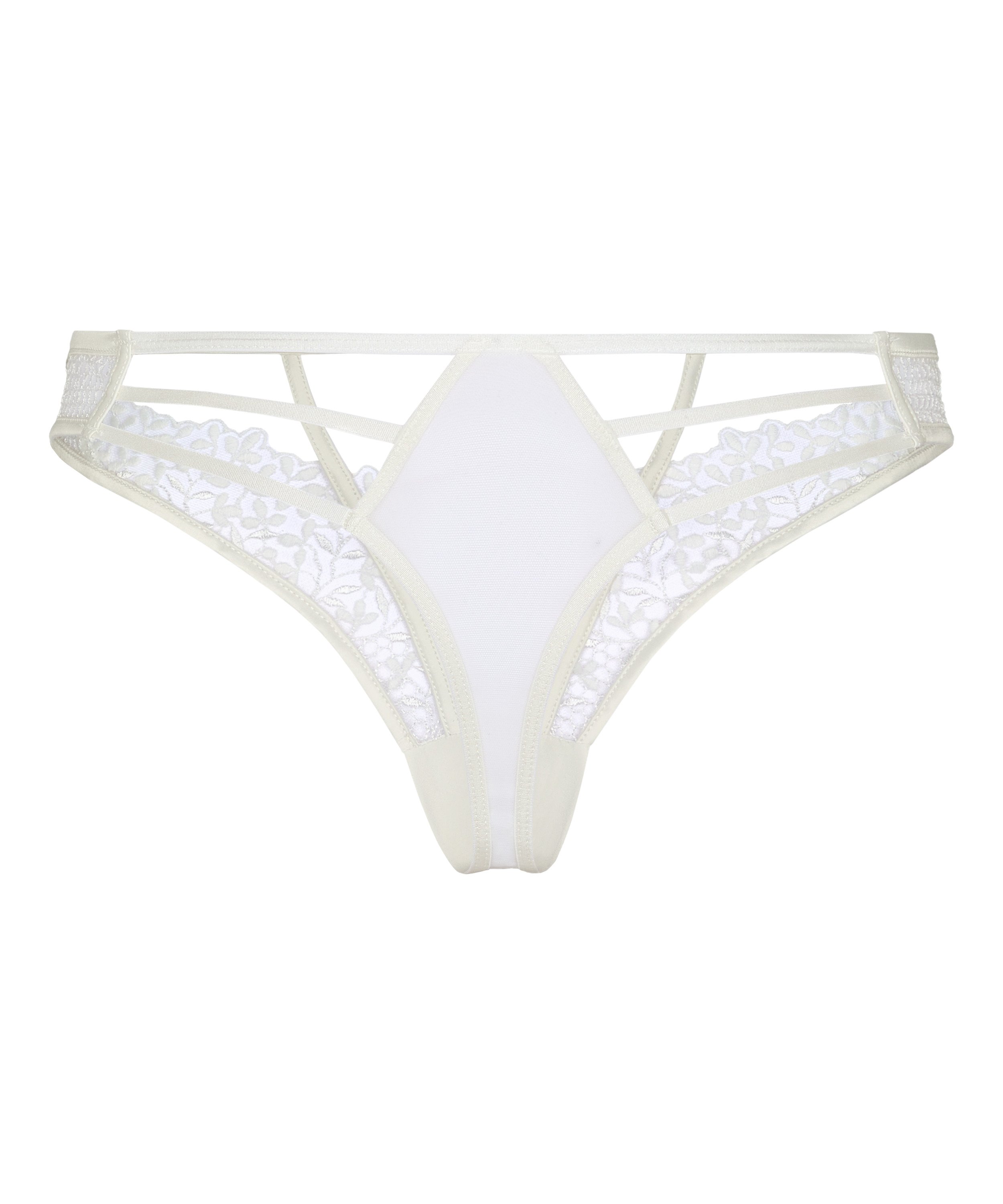 Tanga Kristina de Tiro Alto, Blanco, main