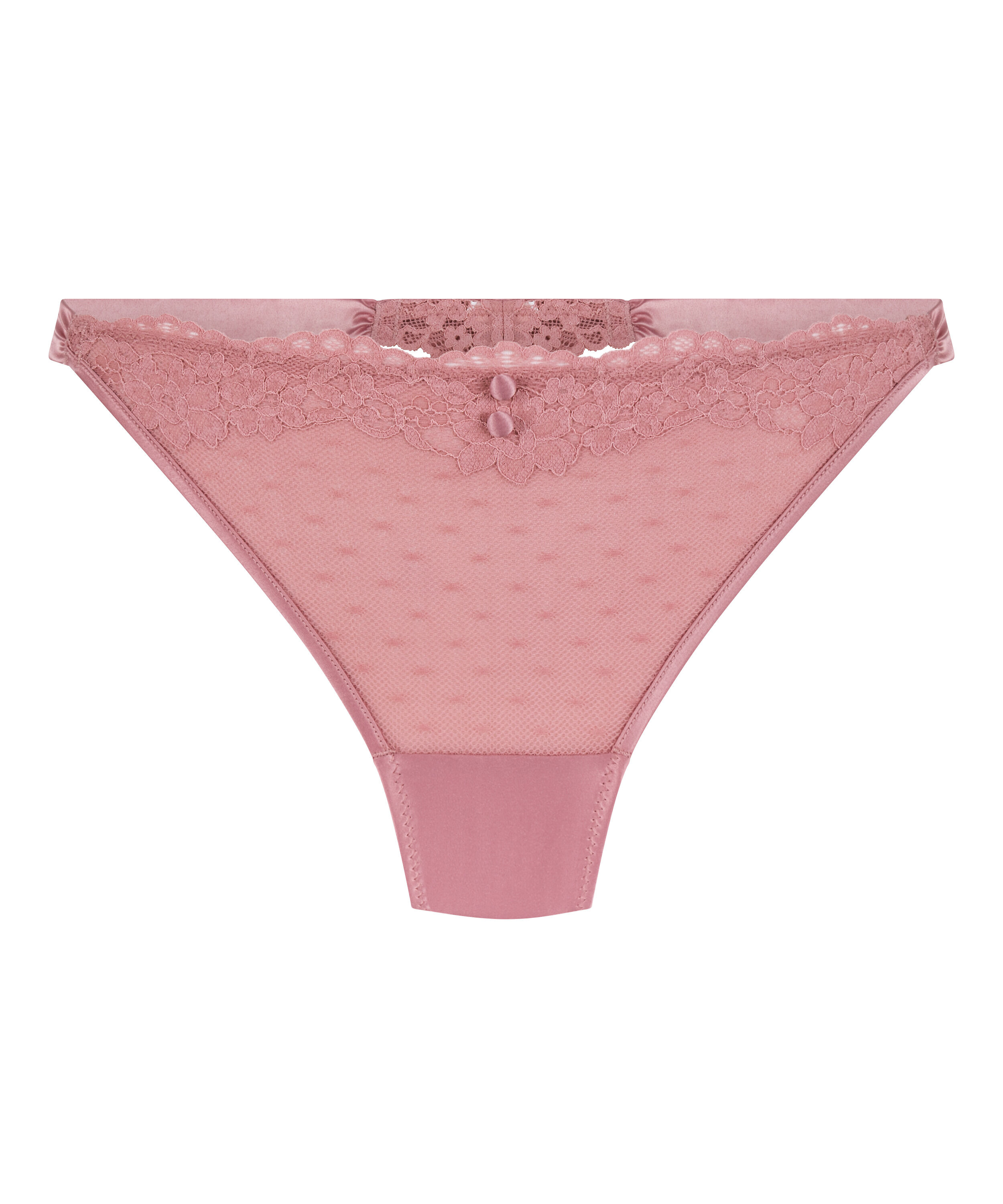 Tanga de corte alto Laila, Rosa