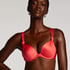 Top de bikini con aros preformado Luxe Copa E +, Rojo