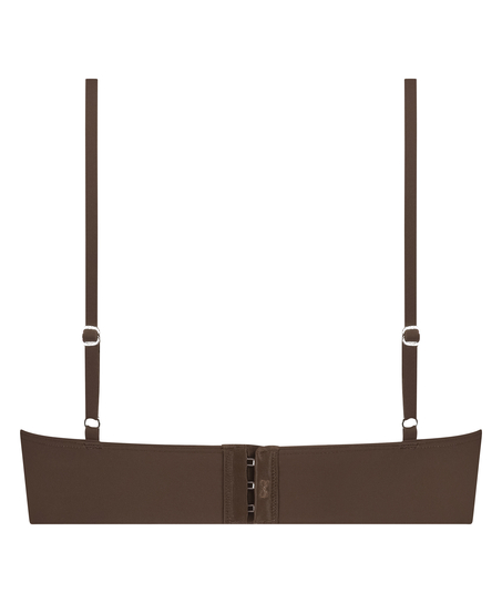 Triangular Bralette Smooth, Marrón