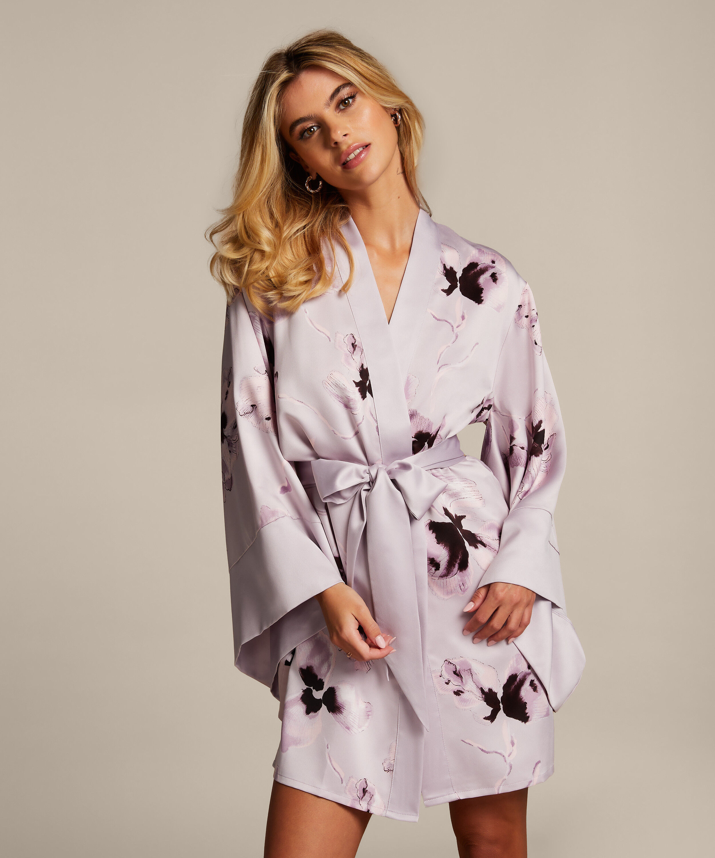 Kimono Satin, Morado