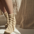 Calcetines Knit, Beige