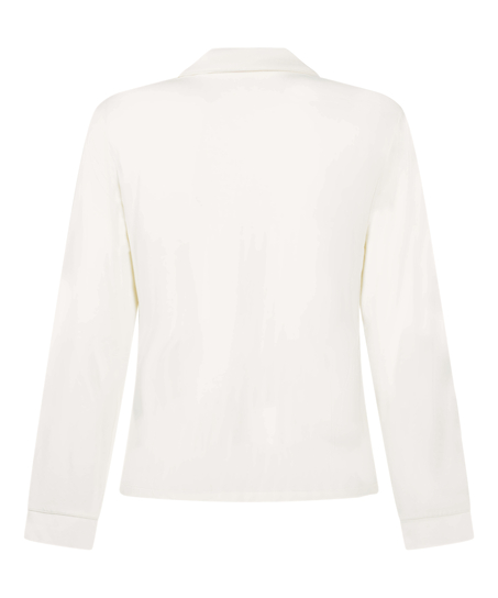 Chaqueta de manga larga de jersey Essentil, Blanco