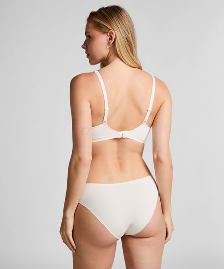 Sujetador con aros no preformado Mesh, Blanco