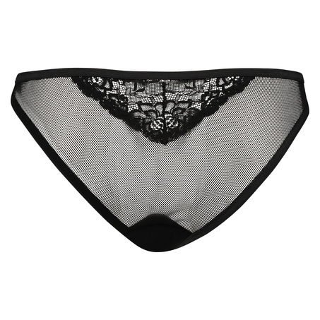 Knickers Cleo tanga, Negro