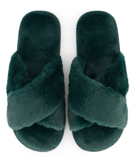 Pantuflas Lia, Verde