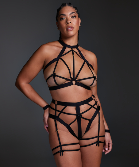 Tanga Minx Curvy, Negro