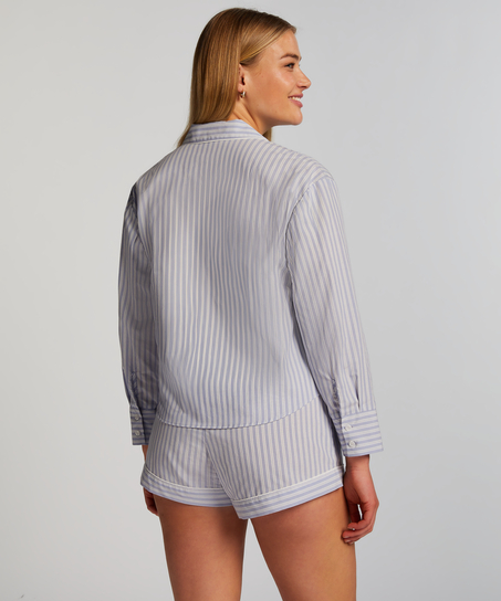 Pantal&oacute;n corto de algod&oacute;n, Azul