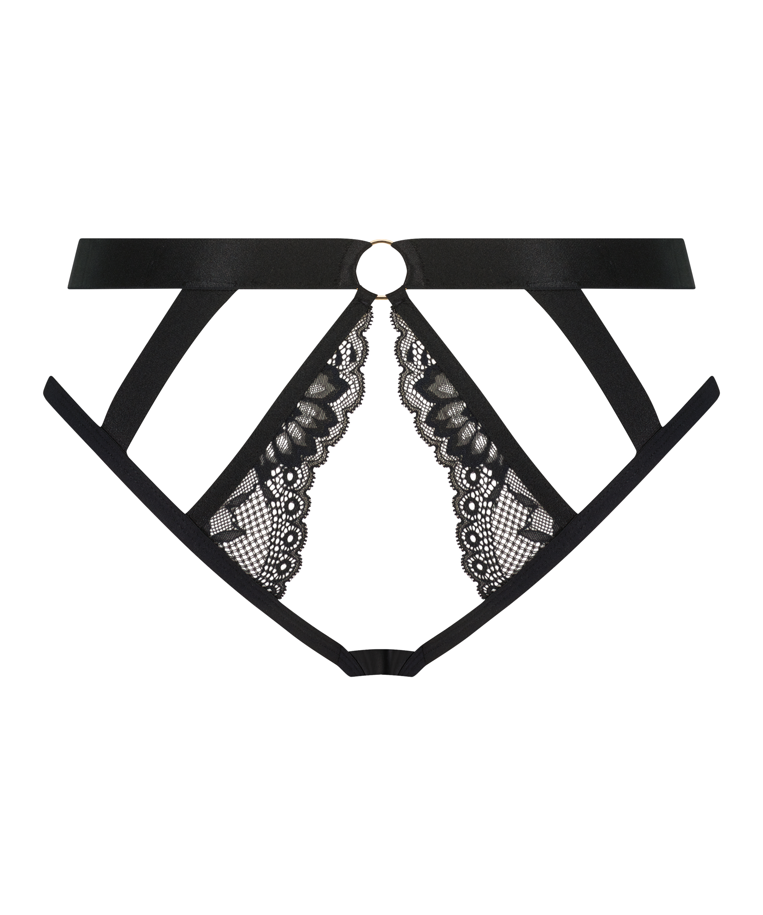 Brasileña con la entrepierna abierta Clementine, Negro, main