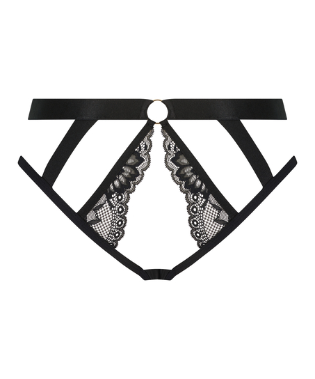 Brasileña con la entrepierna abierta Clementine, Negro