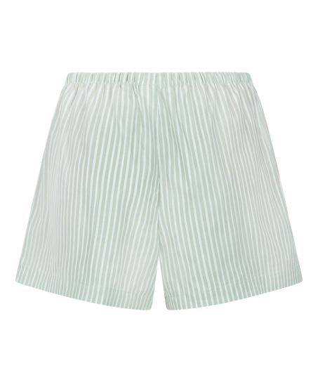 Short de punto a rayas, Verde