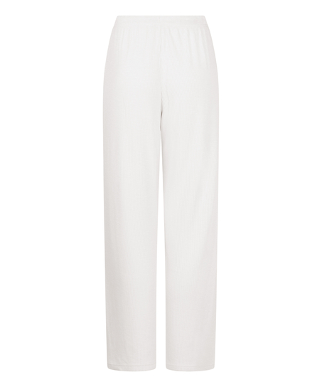 Pantal&oacute;n de pijama Pointelle, Beige