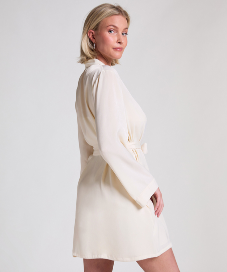 Kimono Satin, Blanco