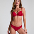 Brasile&ntilde;a Invisible Lace Back, Rojo