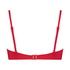 Top de bikini push-up con aros y preformado Lola, Rojo