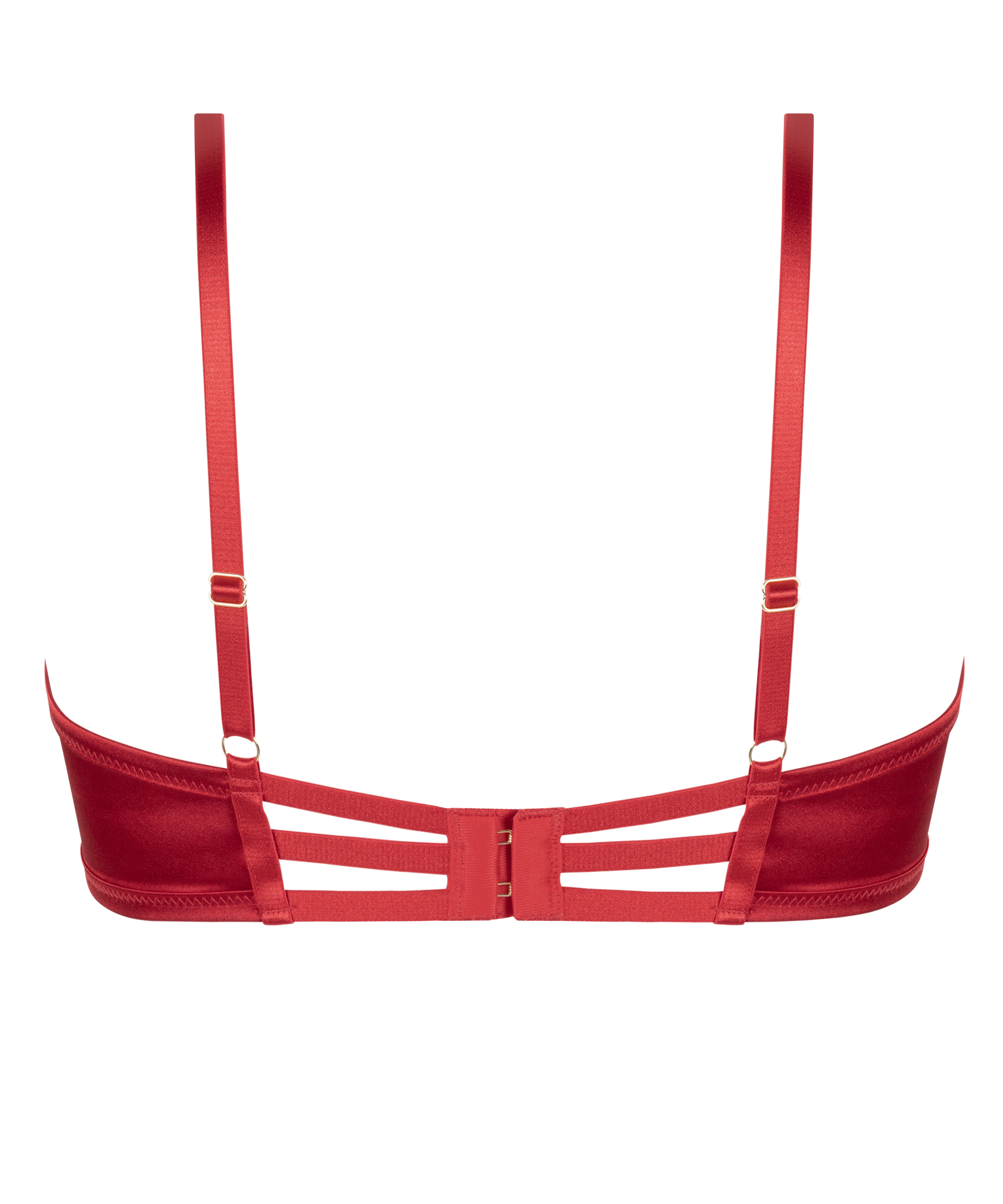 Sujetador con aros sin relleno Vienna, Rojo, main