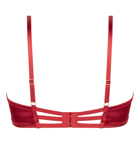 Sujetador con aros sin relleno Vienna, Rojo