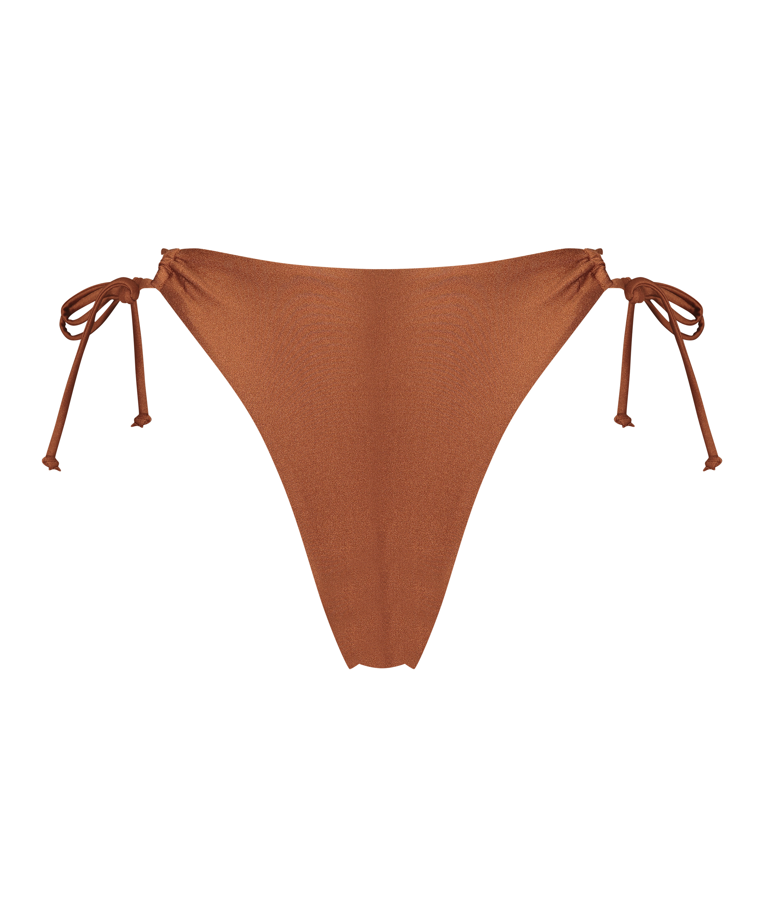 Braguita de bikini de corte alto Sahara, marrón, main