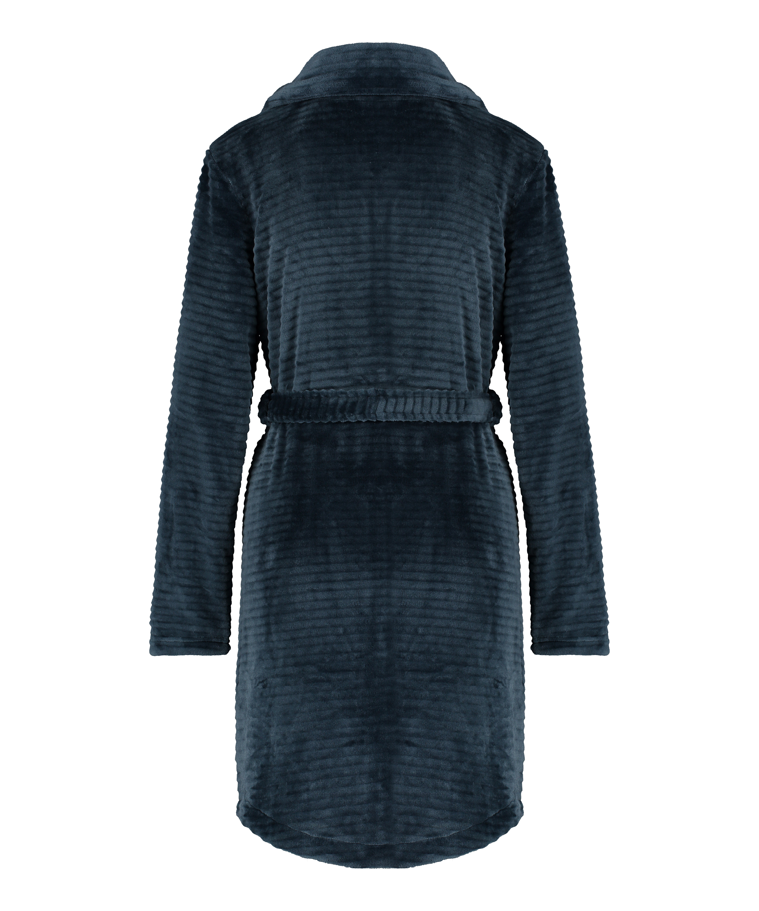 Albornoz Zip Fleece, Azul, main