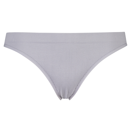 Brasile&ntilde;a sin costuras de pierna alta, Gris