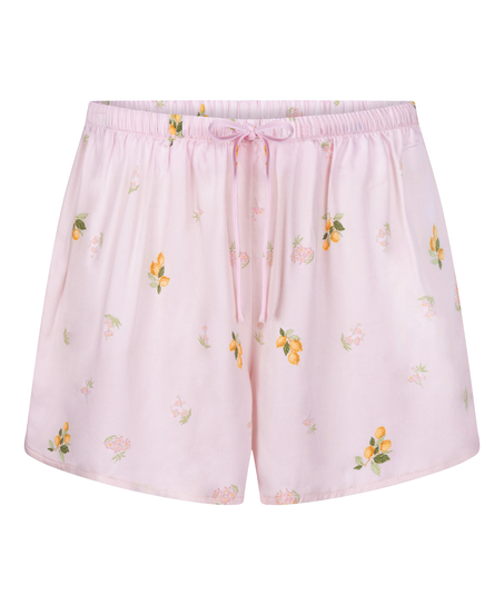 Pantalón corto de pijama, Rosa