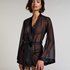Kimono Maxime Tulle, Negro