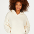 Sudadera con capucha Fleece Snuggle, Blanco