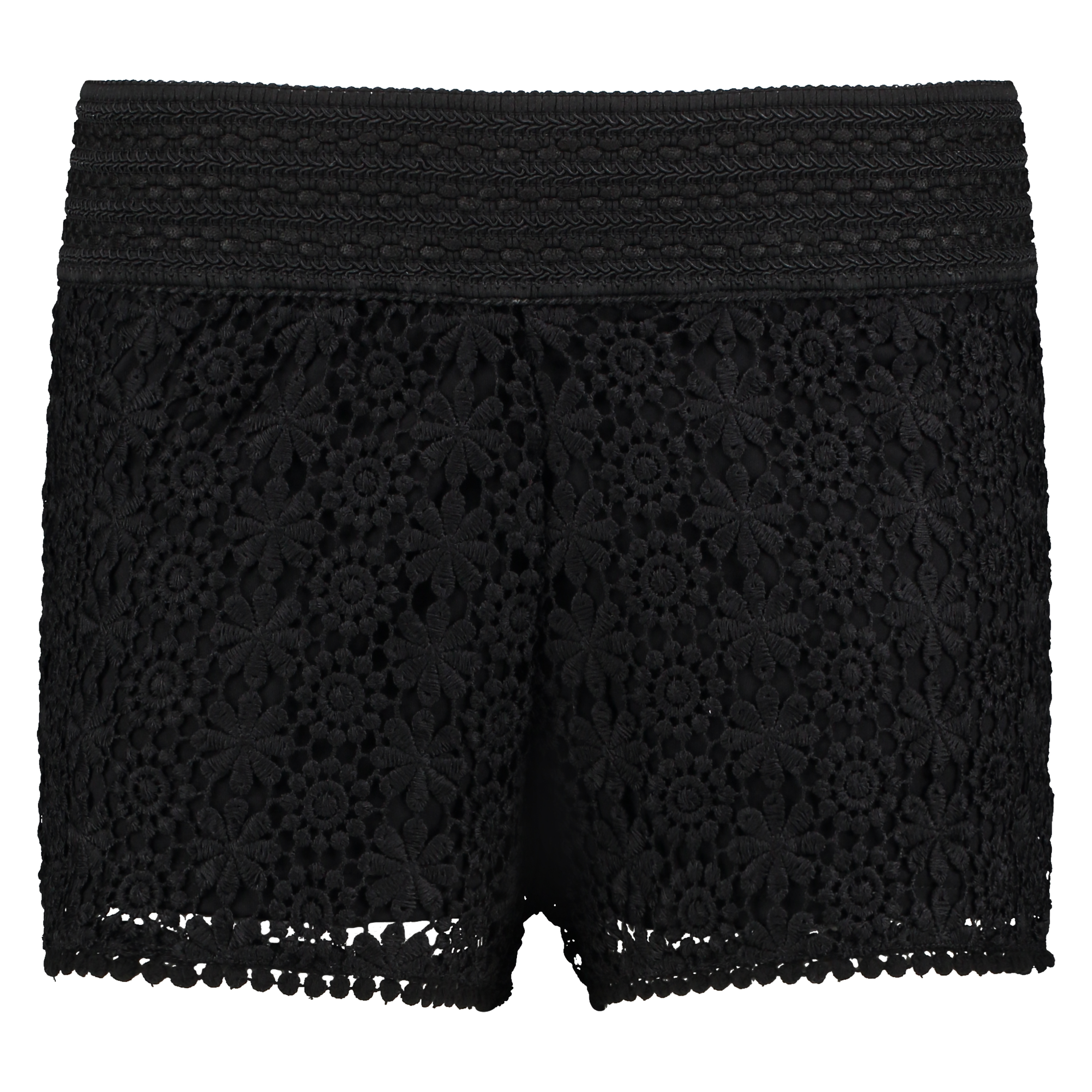 Pantal&oacute;n corto Crochetta, Negro, main