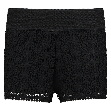 Pantal&oacute;n corto Crochetta, Negro