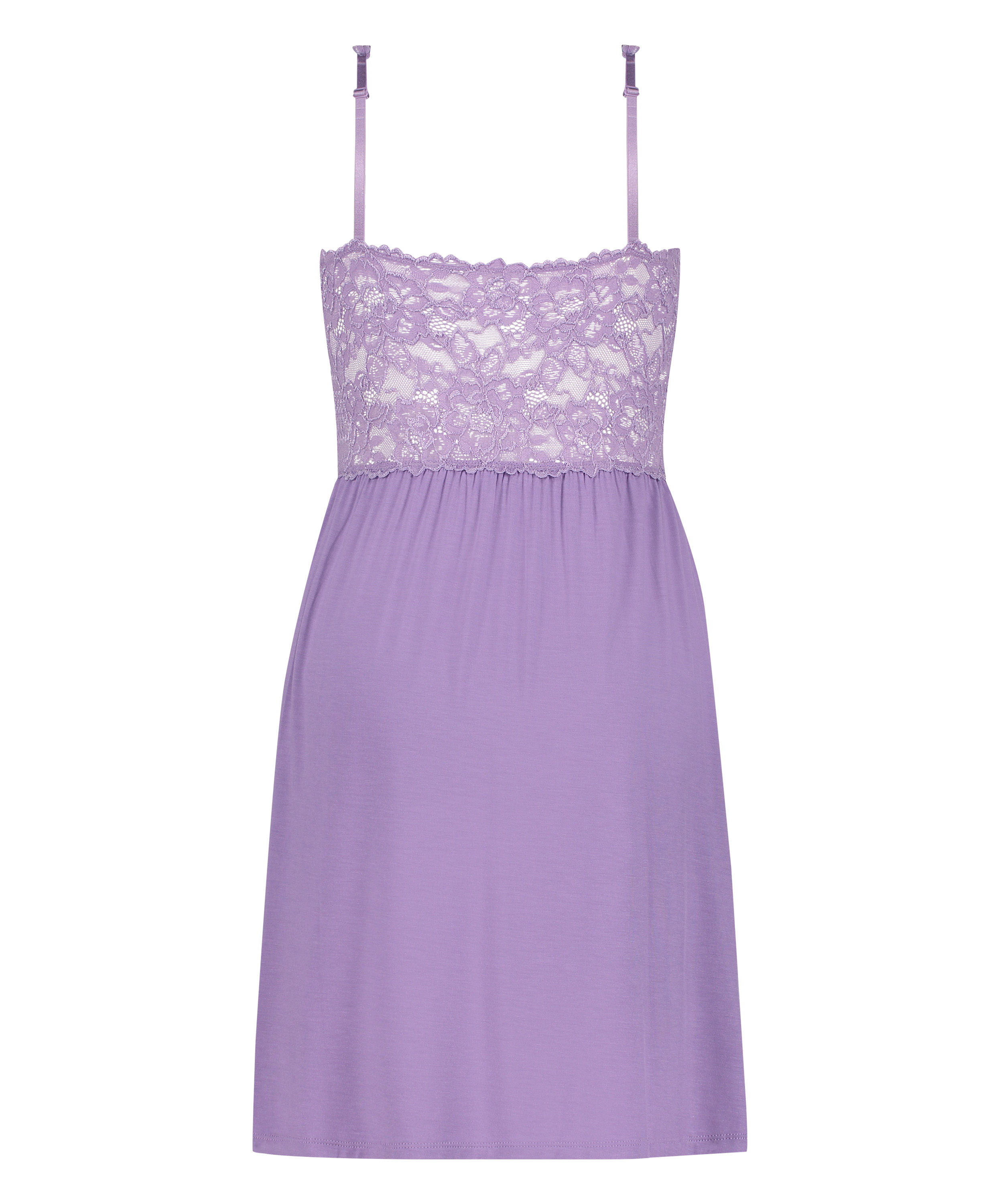 Vestido lencero Nora Lace, Morado, main
