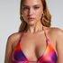Triangular Top de bikini Sunset, Morado