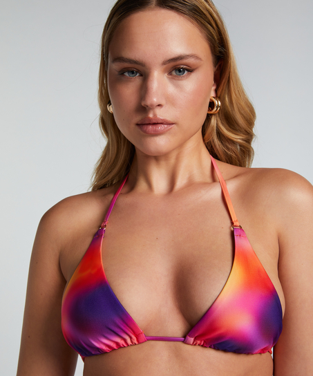 Triangular Top de bikini Sunset, Morado