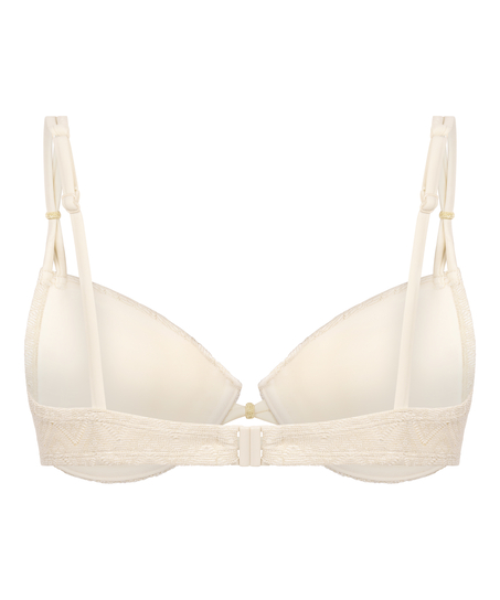 Crochet Bikini Top, Blanco