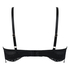 Sujetador de aros preformado de media copa Belladonna, Negro