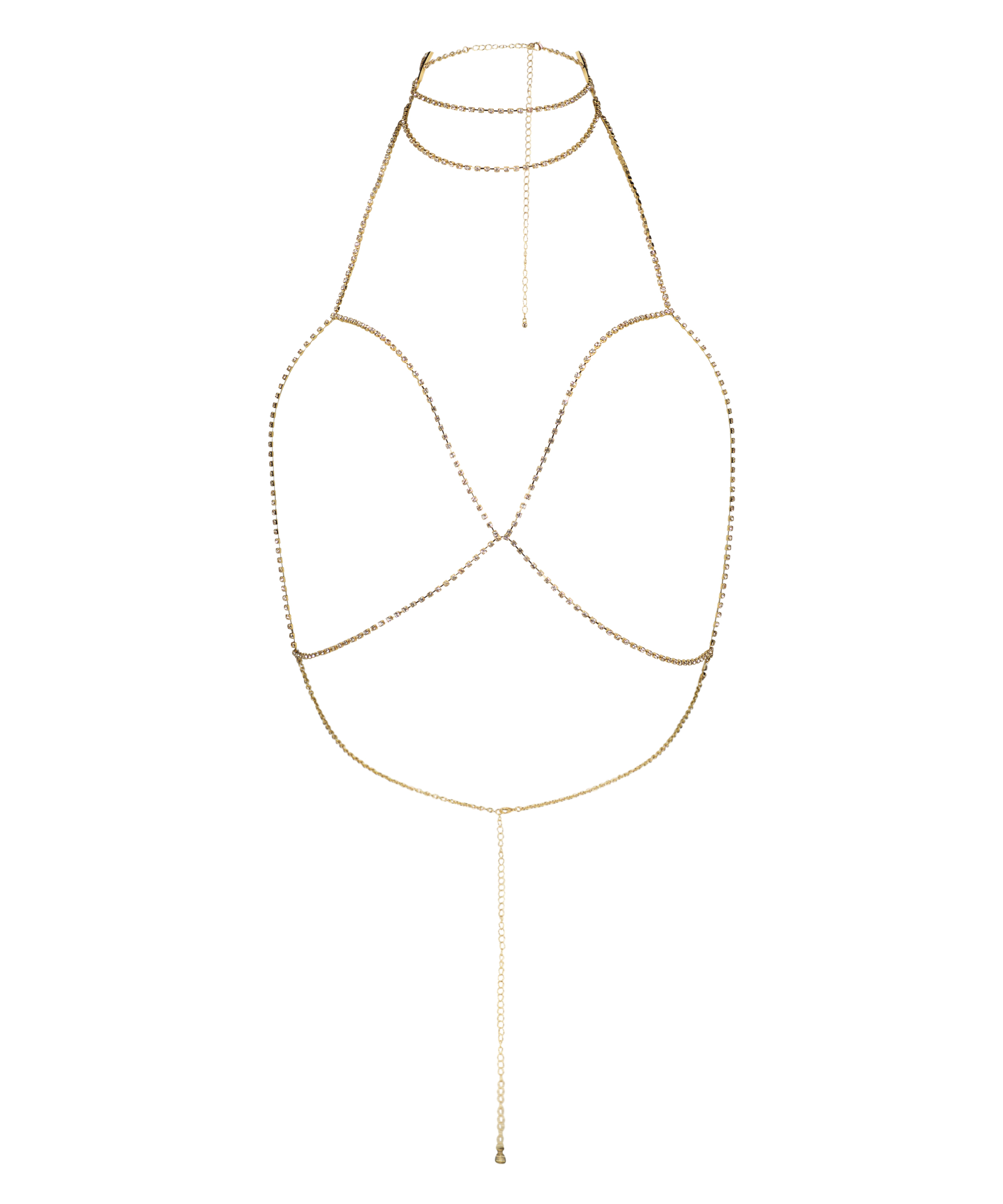 Bodi de arnés y cadenas, Amarillo, main