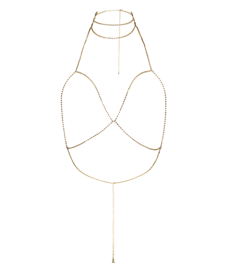 Bodi de arnés y cadenas, Amarillo