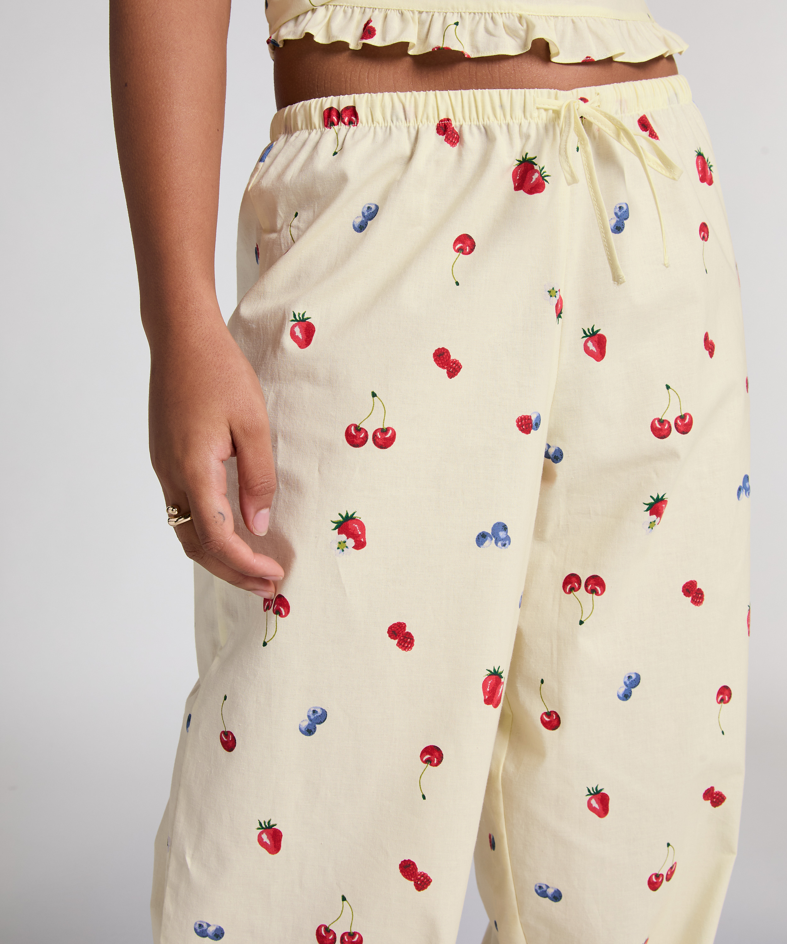 Pantalón tejido, Amarillo, main