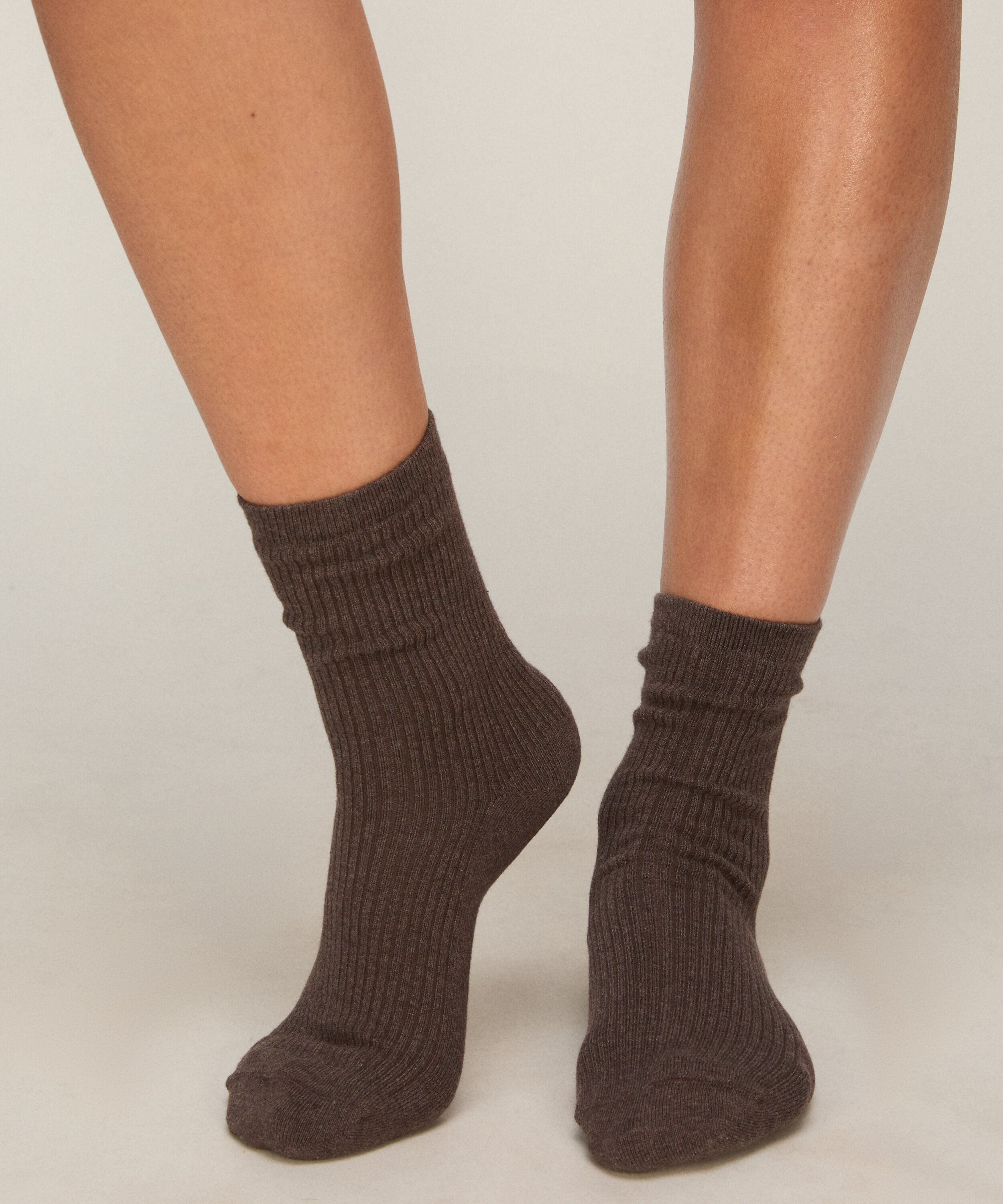 Pack de 3 Calcetines Crew de Algodón, Naranja