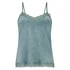 Camiseta top Velours Lace, Verde