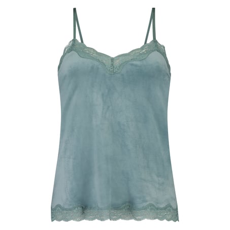 Camiseta top Velours Lace, Verde