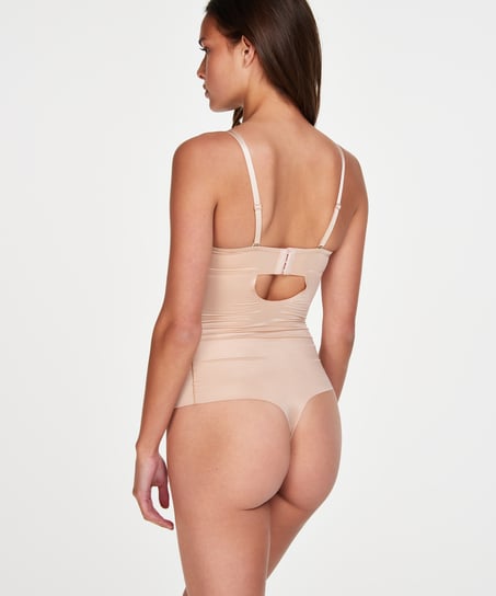 Bodi corrector con copas preformadas, Beige