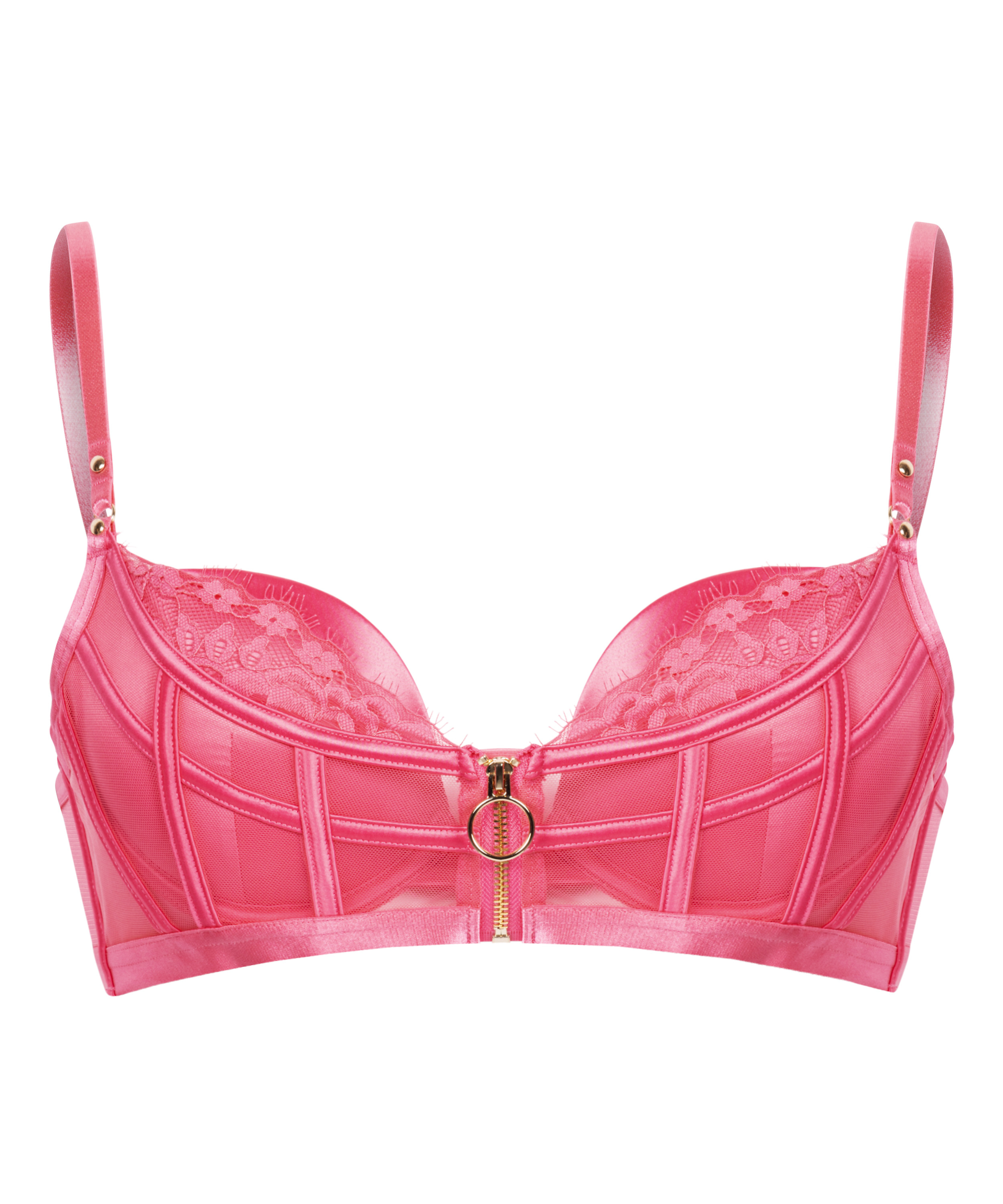 Sujetador de aros push-up acolchado Sable, Rosa, main
