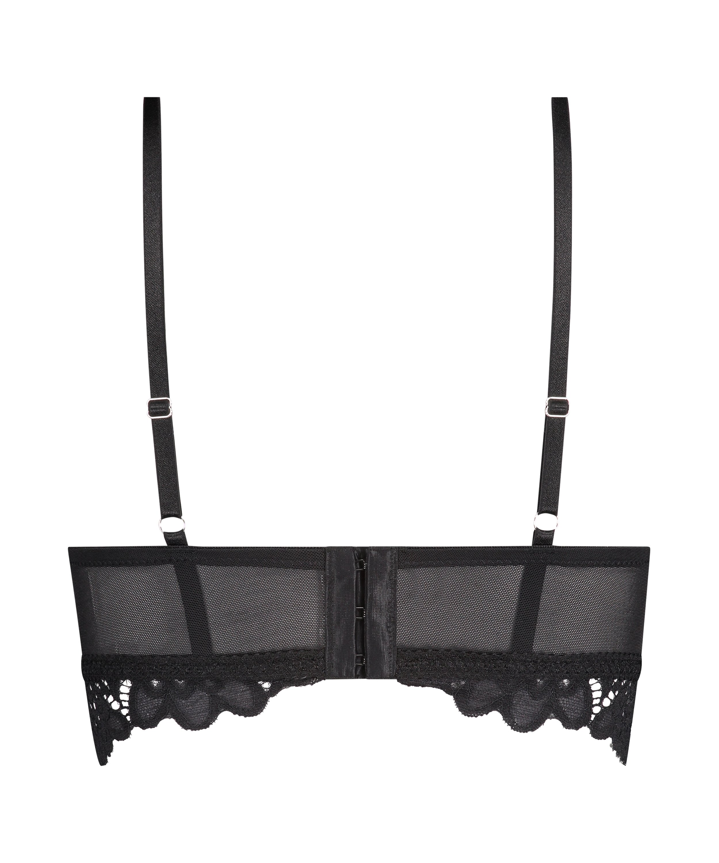 Sujetador preformado sin aros longline Shiloh, Negro, main