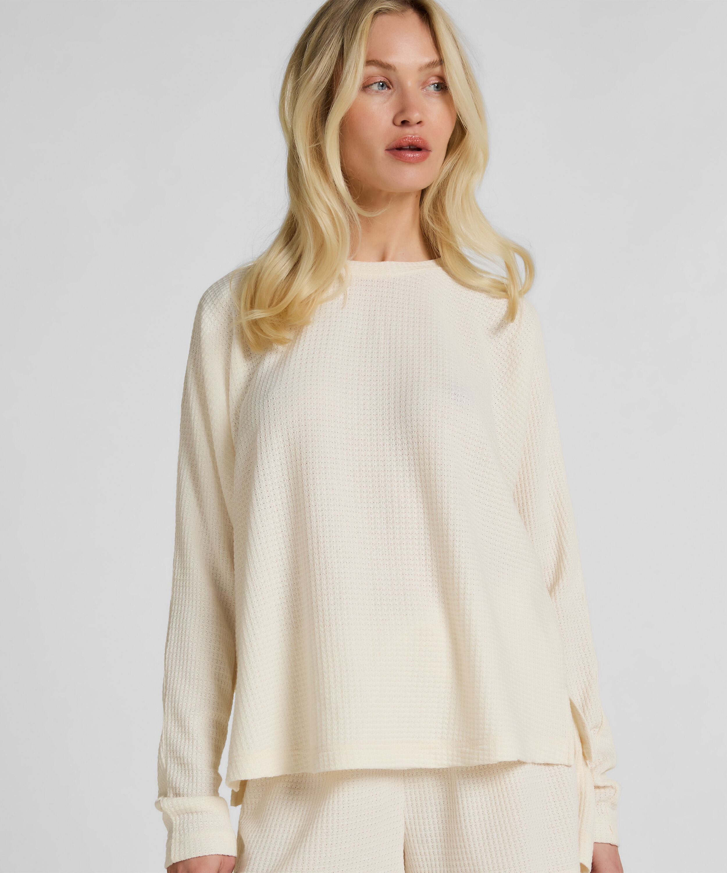 Top Waffle Everly, Blanco Top Waffle Everly, Blanco