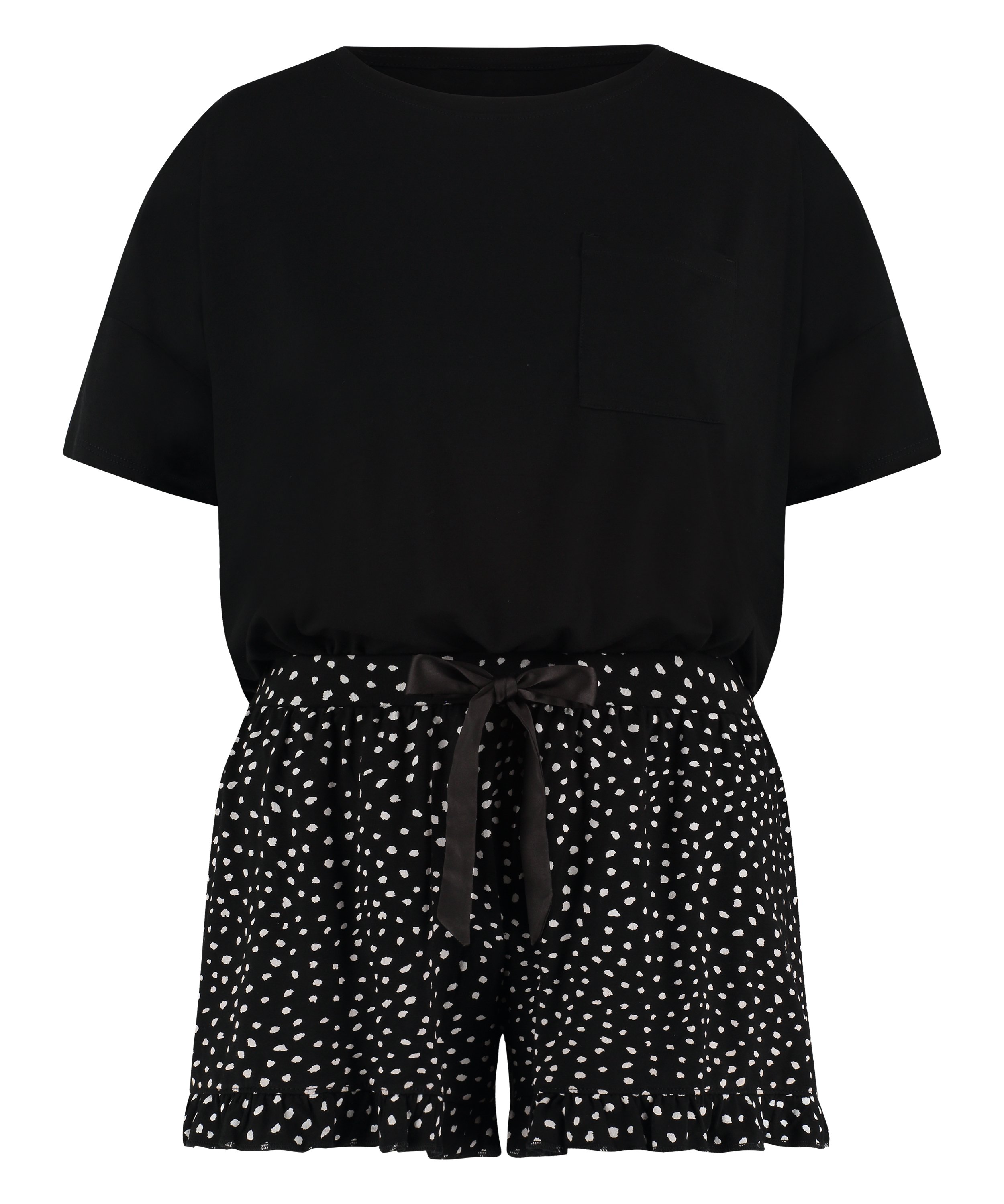 Conjunto de pijama, Negro, main