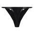 Tanga de corte alto Catherine, Negro