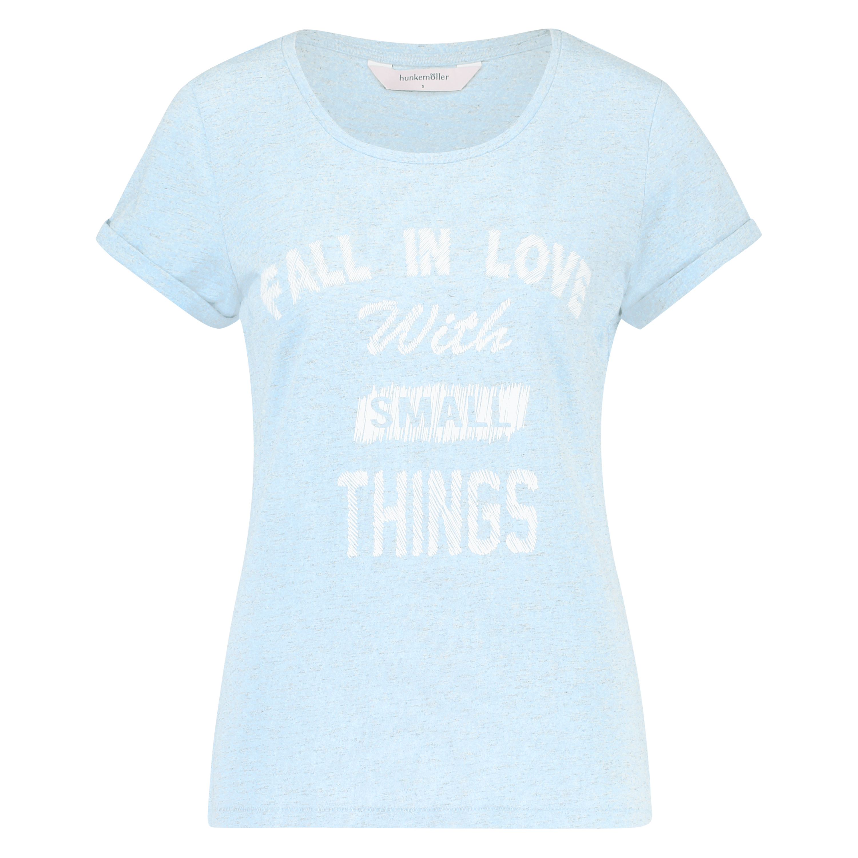 Top SS Chest Print, Azul, main