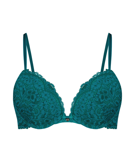 Sujetador push-up de aros preformado Rose, Verde