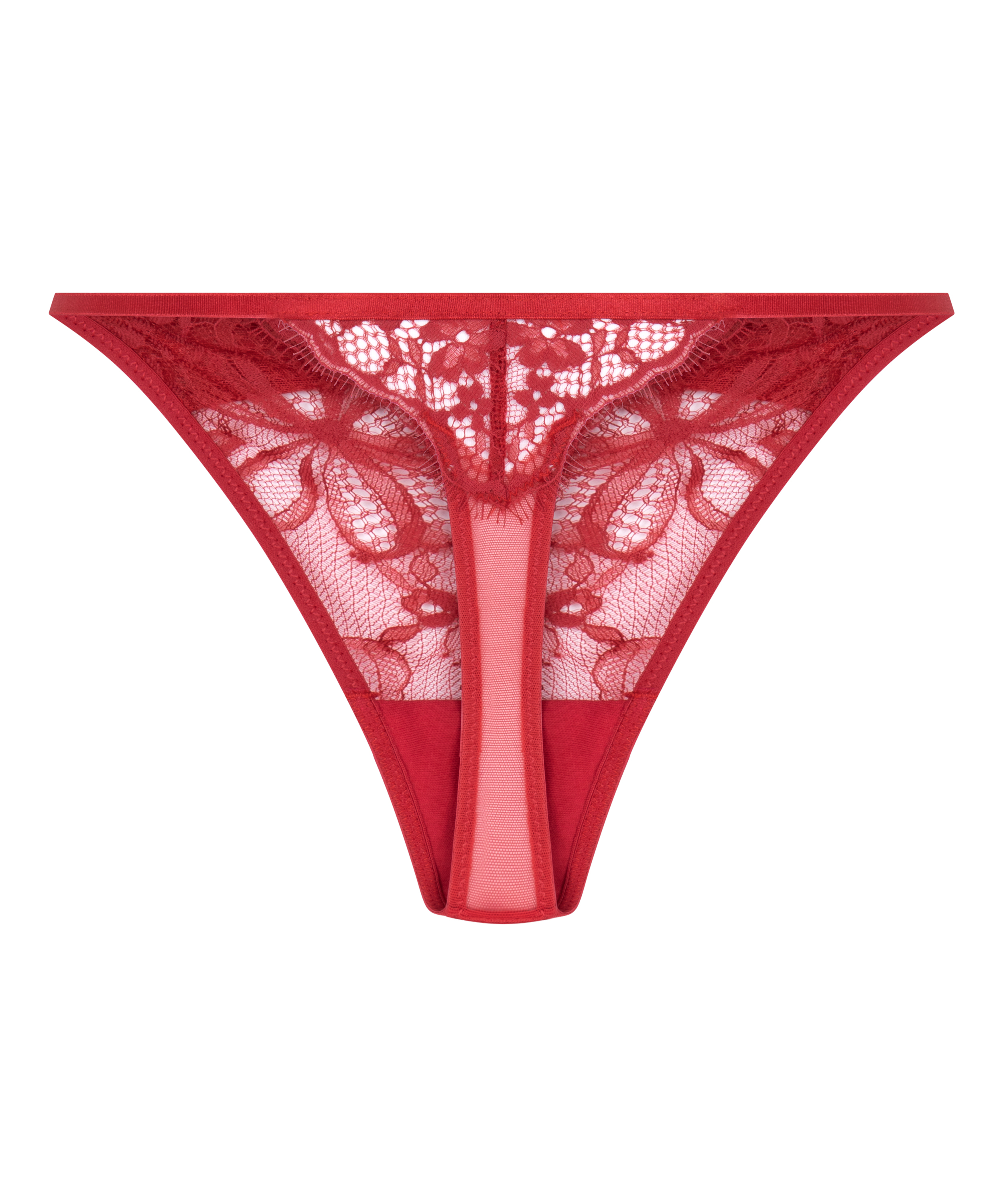 Tanga de talle alto Marianna, Rojo, main