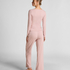 Pantal&oacute;n de pijama Pointelle, Rosa